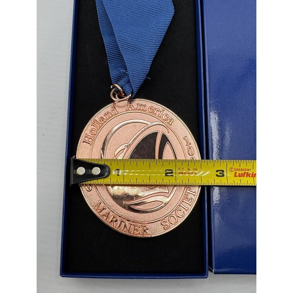 Holland America 100 Mariner Society Medal Medallion Cruise Ship Ocean Liner - Picture 5 of 5